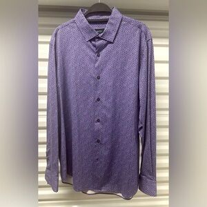Bugatchi OhhhCotton Tech Long Sleeve Button Down Shirt